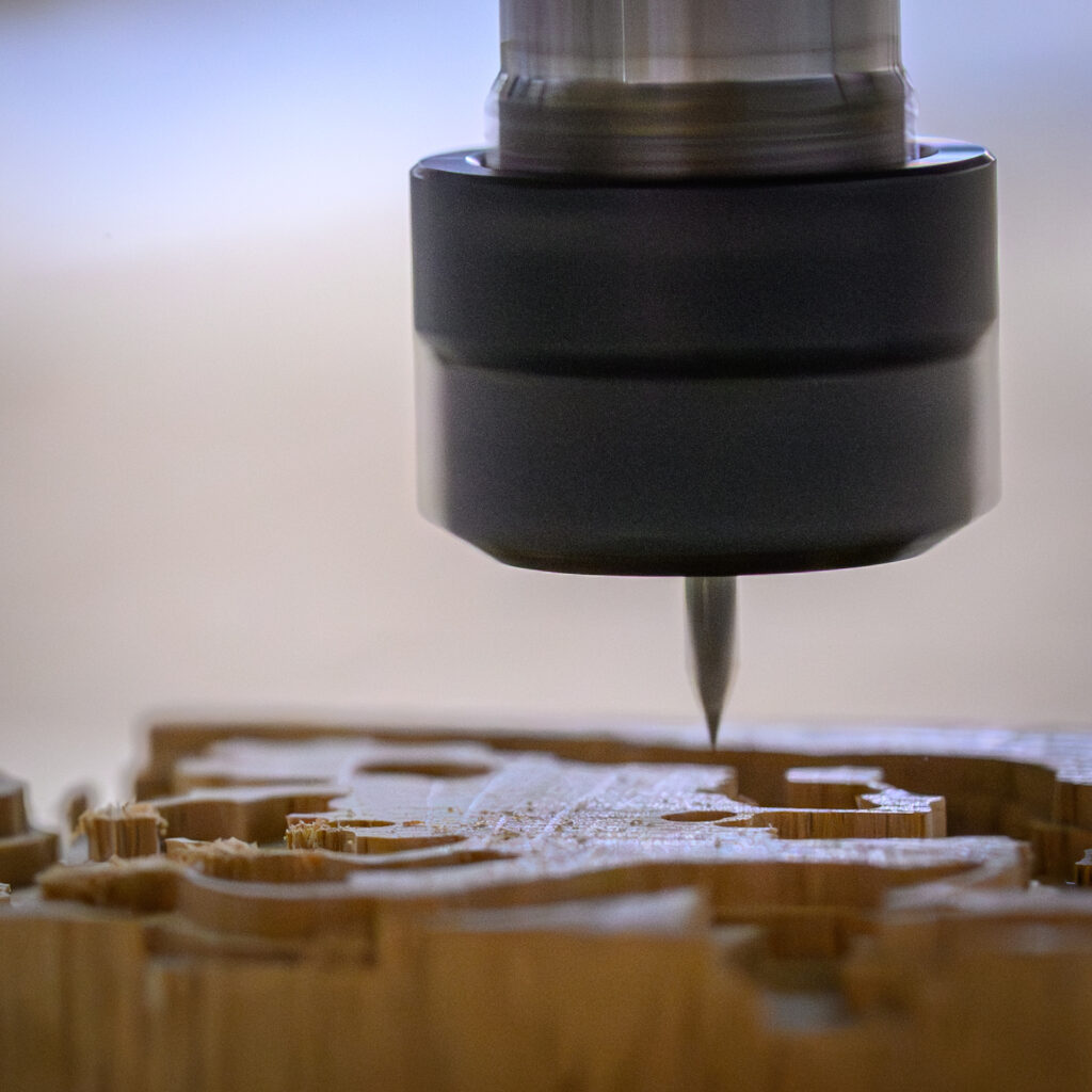 Fresado de detalle con fresa angular